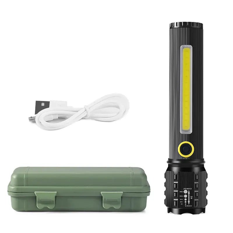 Macest Strong Light Flashlight MC-62212 - Black