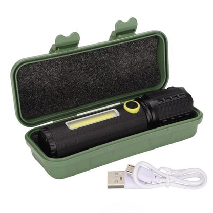 Macest Strong Light Flashlight MC-62212 - Black