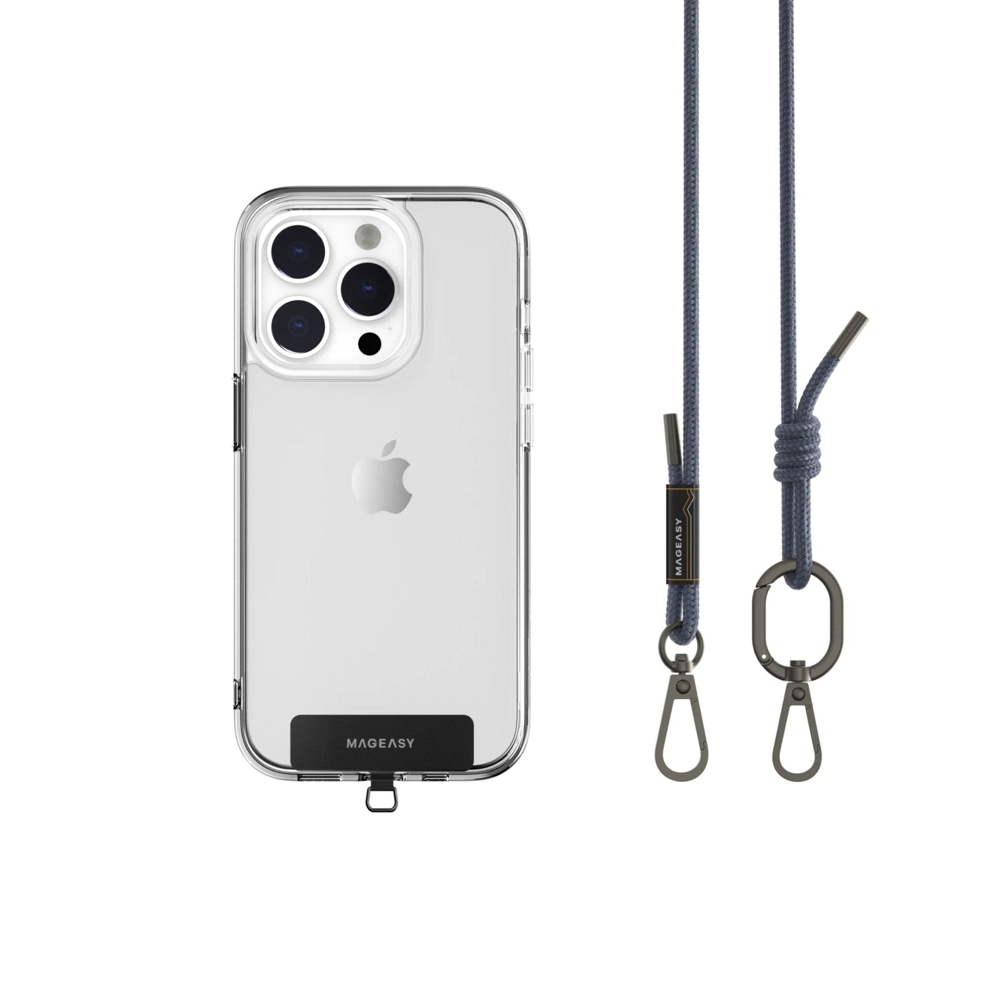 MagEasy 6mm Strap + Strap Card - Phone Lanyard - Riverside Blue