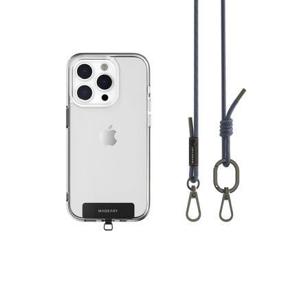 MagEasy 6mm Strap + Strap Card - Phone Lanyard - Riverside Blue