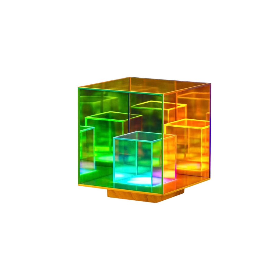 Magic Cubes Led Colourful Table Light For Bedroom - Small