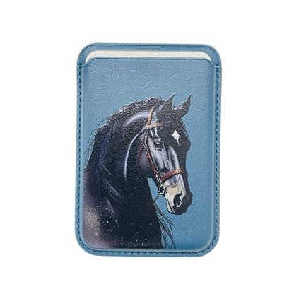 Magnetic Card Holder Black Horse - 1
