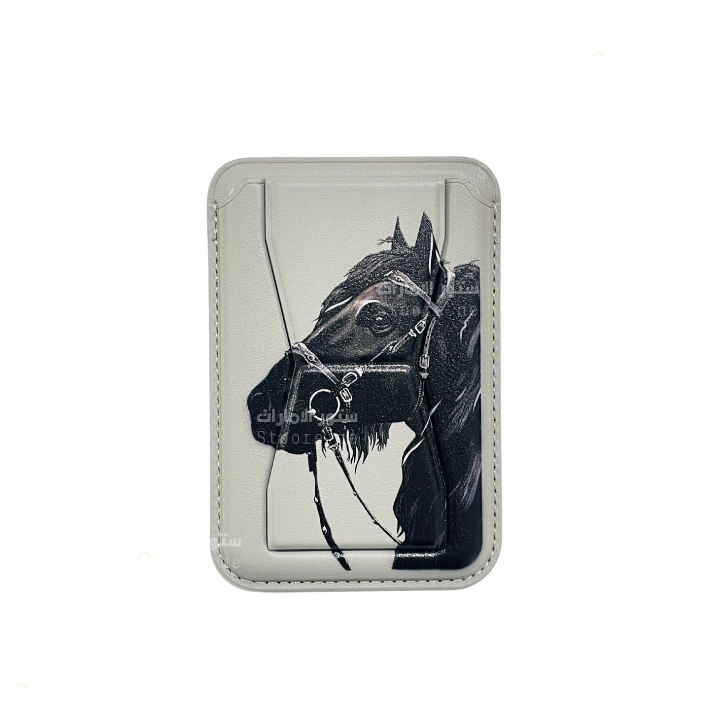 Magnetic Card Holder Black Horse - 3