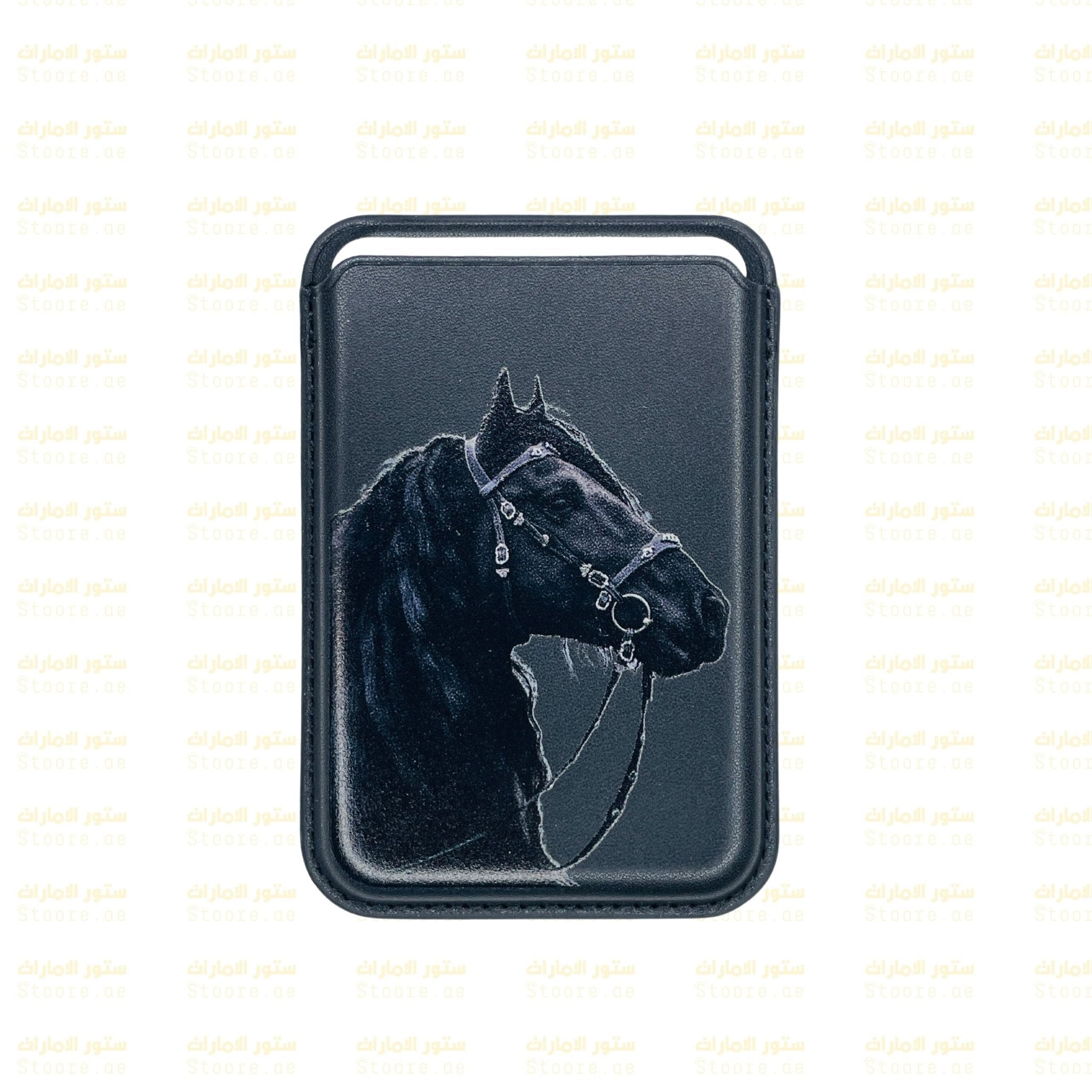 Magnetic Card Holder Black Horse - 4