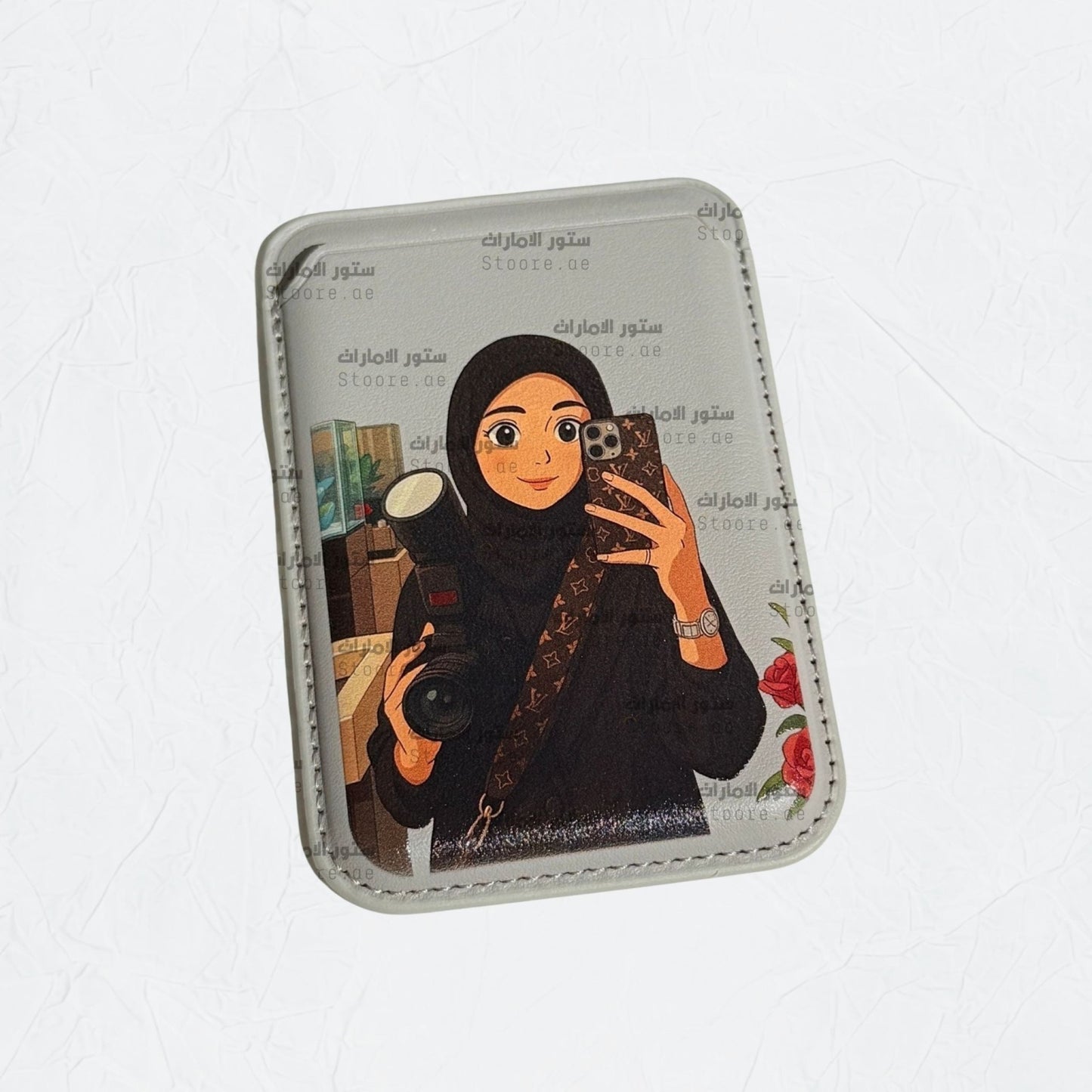 Magnetic Card Holder Lady - 1