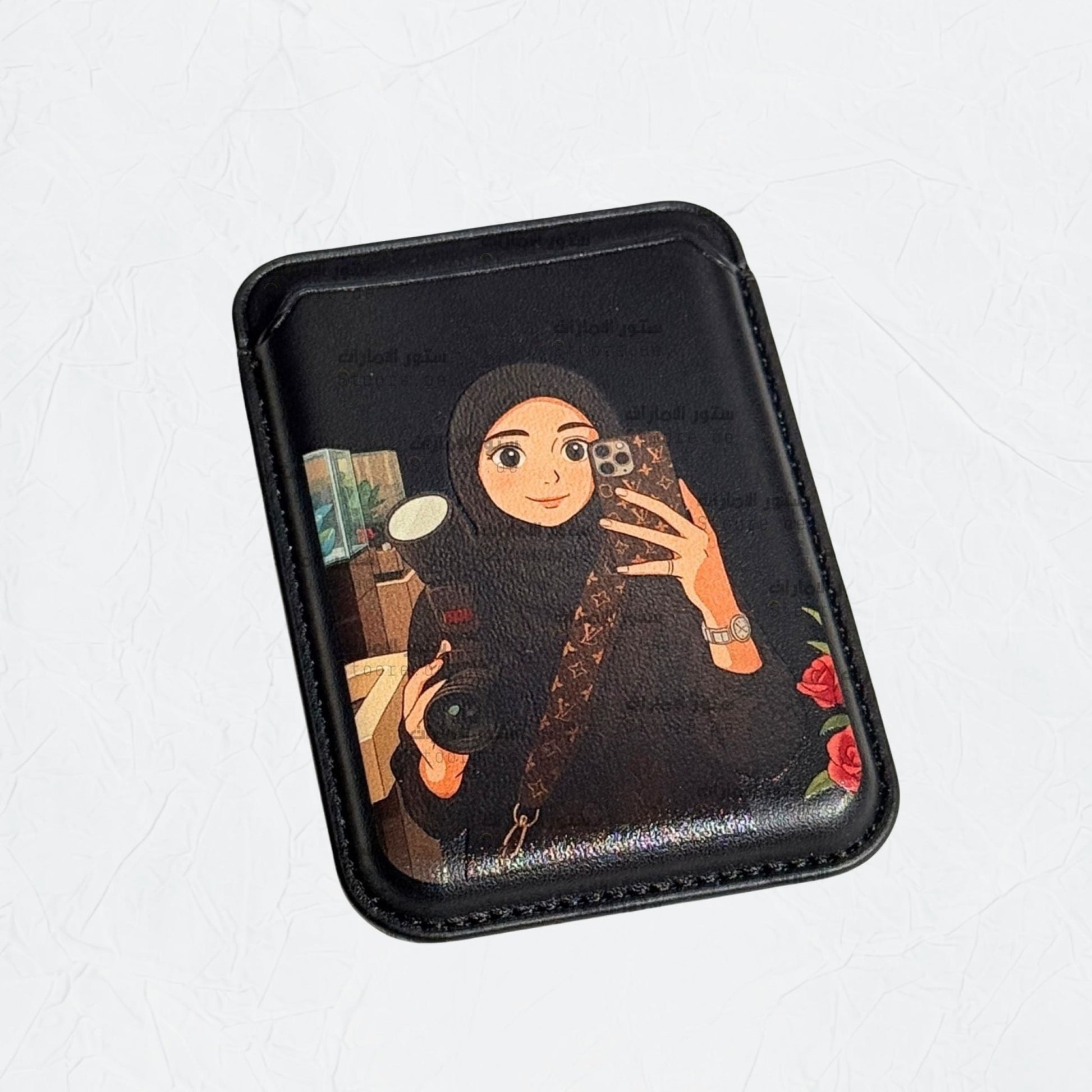 Magnetic Card Holder Lady - 2