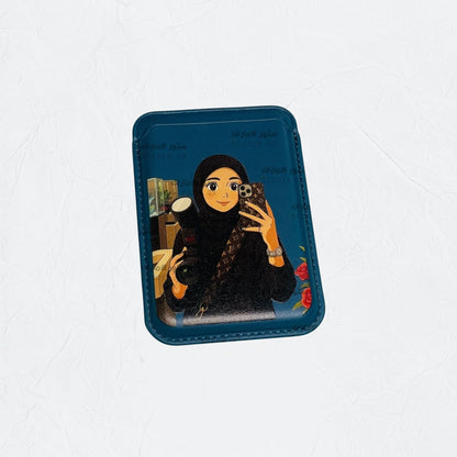 Magnetic Card Holder Lady - 5