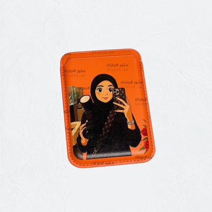 Magnetic Card Holder Lady - 8