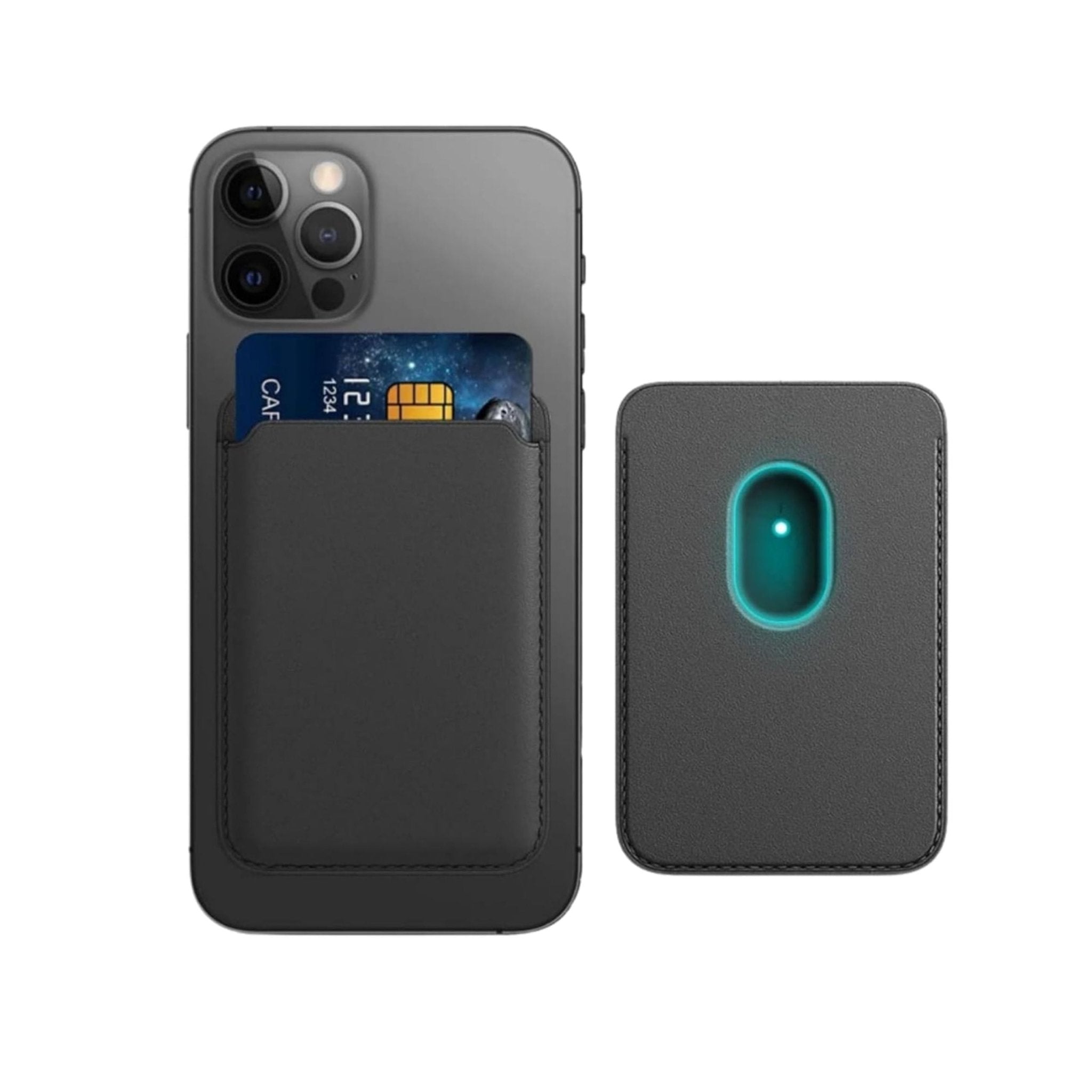 Magnetic Leather Card Holder