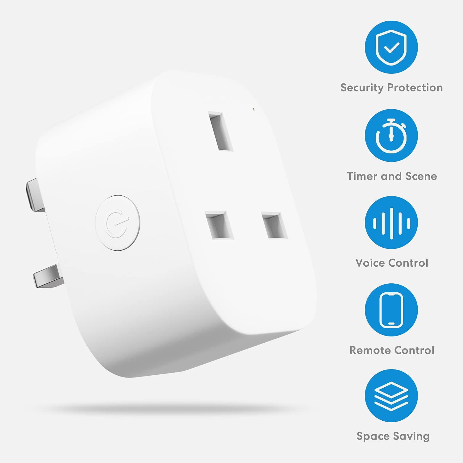 Meross Smart Wi-Fi Plug Mini MSS110HK (UK Version) - White
