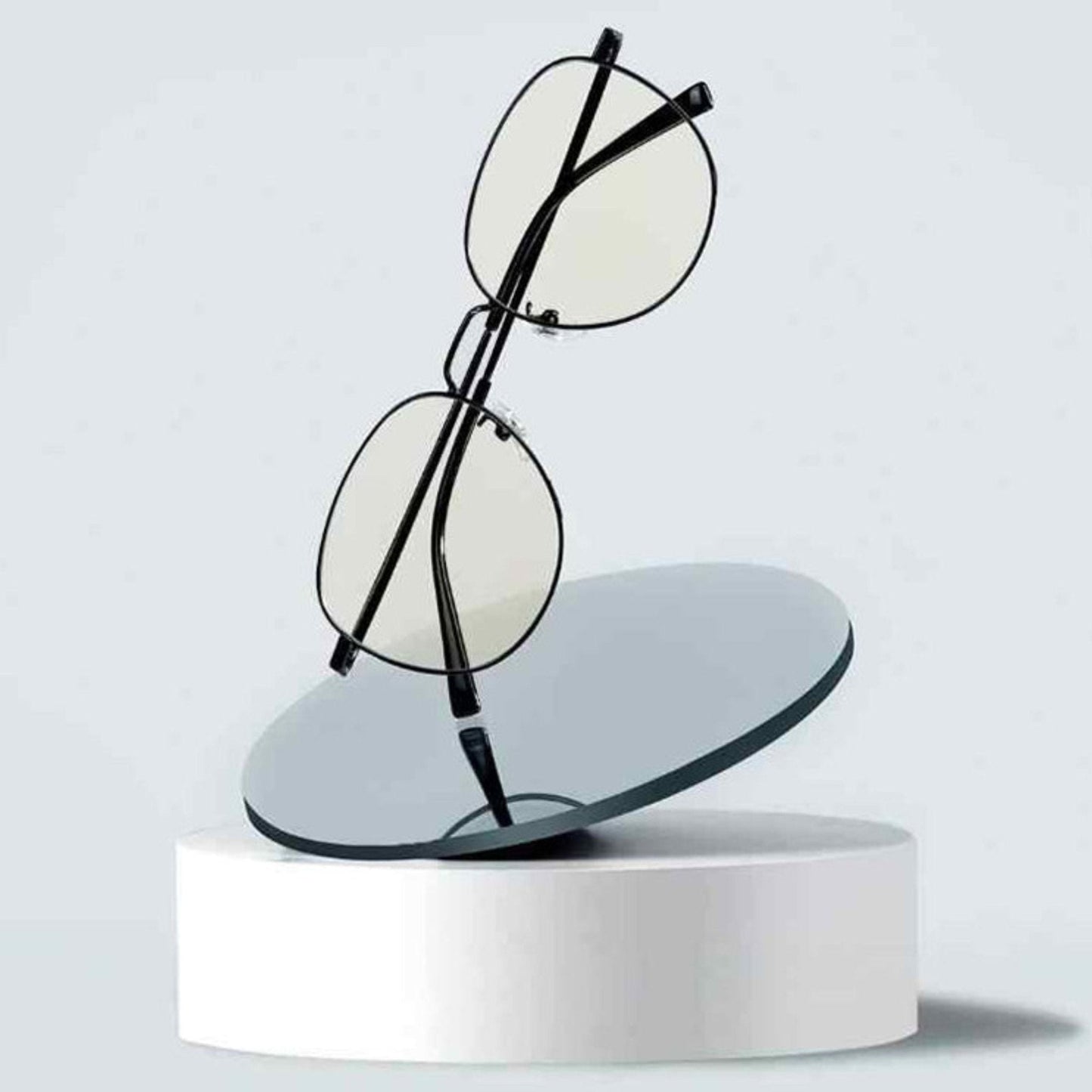 Mi Anti Blue Titanium Glasses - Rose Gold