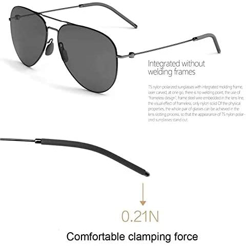 Mi Polarized Navigator Sunglasses Pro - Gunmetal