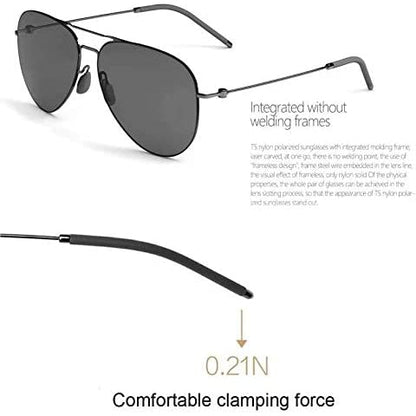 Mi Polarized Navigator Sunglasses Pro - Gunmetal