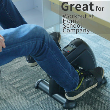 Mini Exercise Bike Arm Leg Resistance Cycle Pedal Exerciser -Black