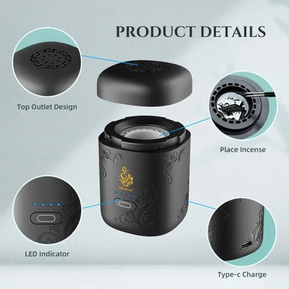 Mini Portable Incense Burner B38