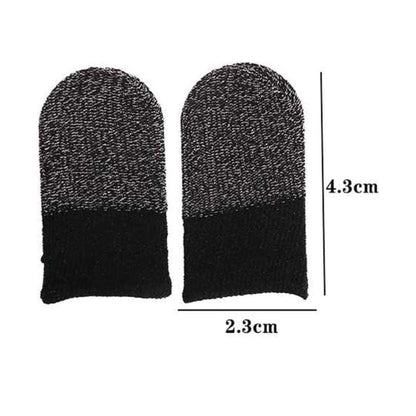 Mobile Gaming Finger Sleeve - Black