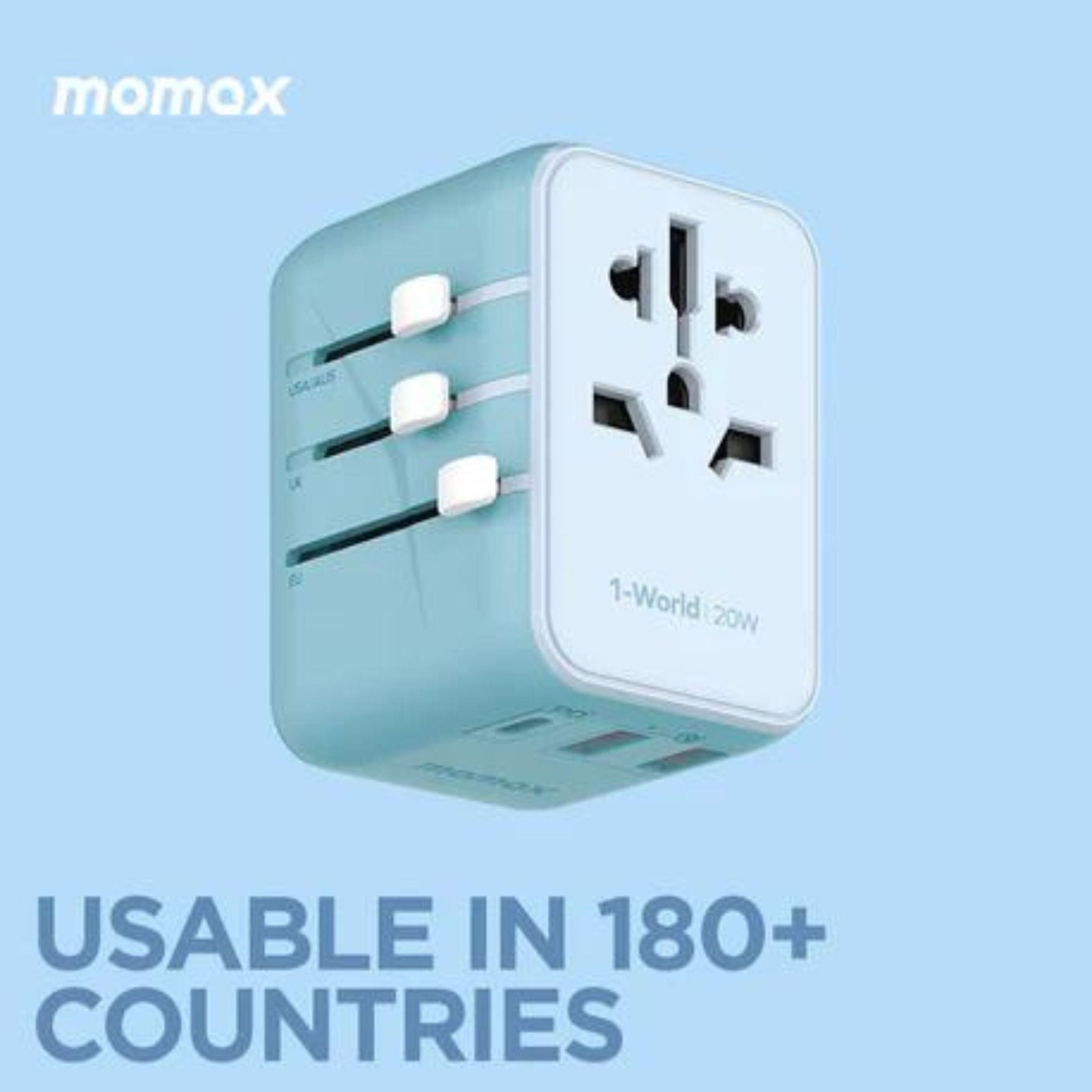 Momax 1-World PD Global Travel Fast Charging Socket 20W