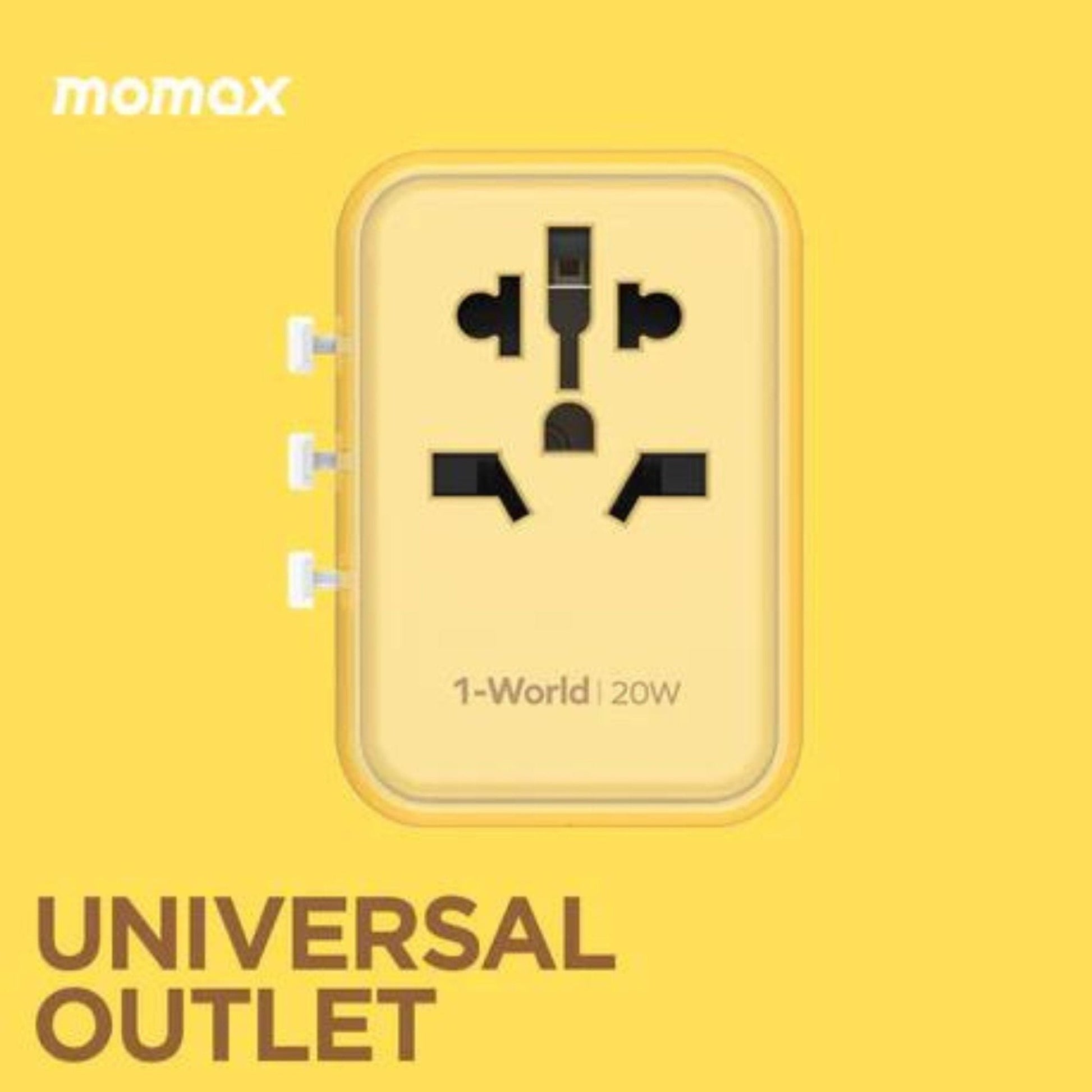 Momax 1-World PD Global Travel Fast Charging Socket 20W