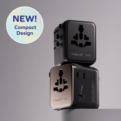 Momax 1-World2 Universal 5-Port Travel GaN Charger 35W