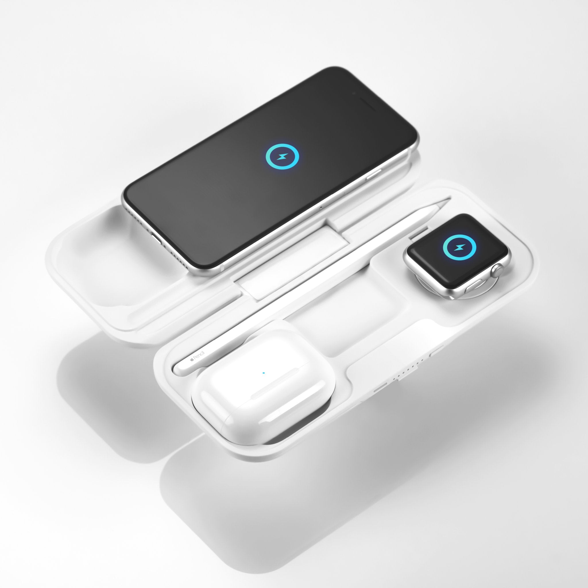 Momax AirBox True Wireless Power - White