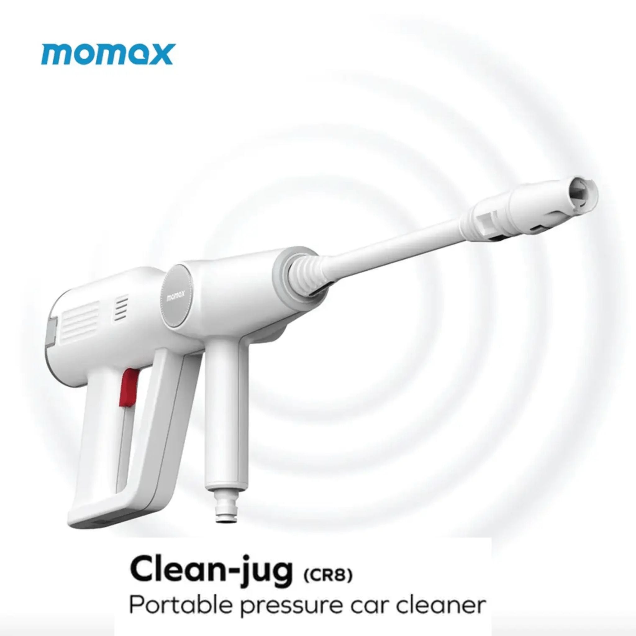 Momax Clean-Jug Portable Pressure Car Cleaner 15000mAh CR8 - White