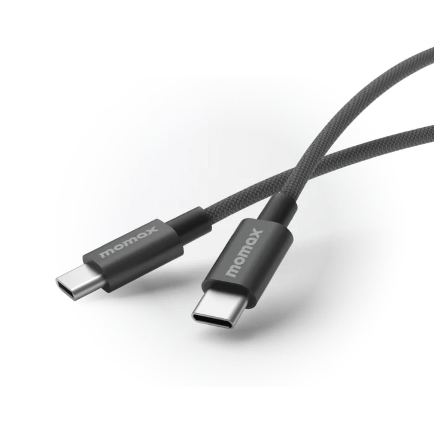 Momax Elite 60W USB-C TO USB-C Triple Braided Nylon Cable 1.5M - Black