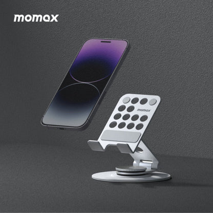 Momax Fold Stand Mila Rotatable Phone Stand - Silver