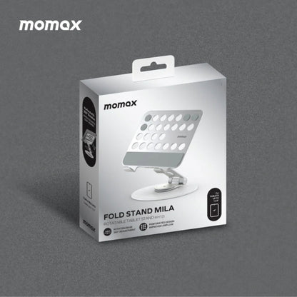 Momax Fold Stand Mila Rotatable Tablet Stand - Silver