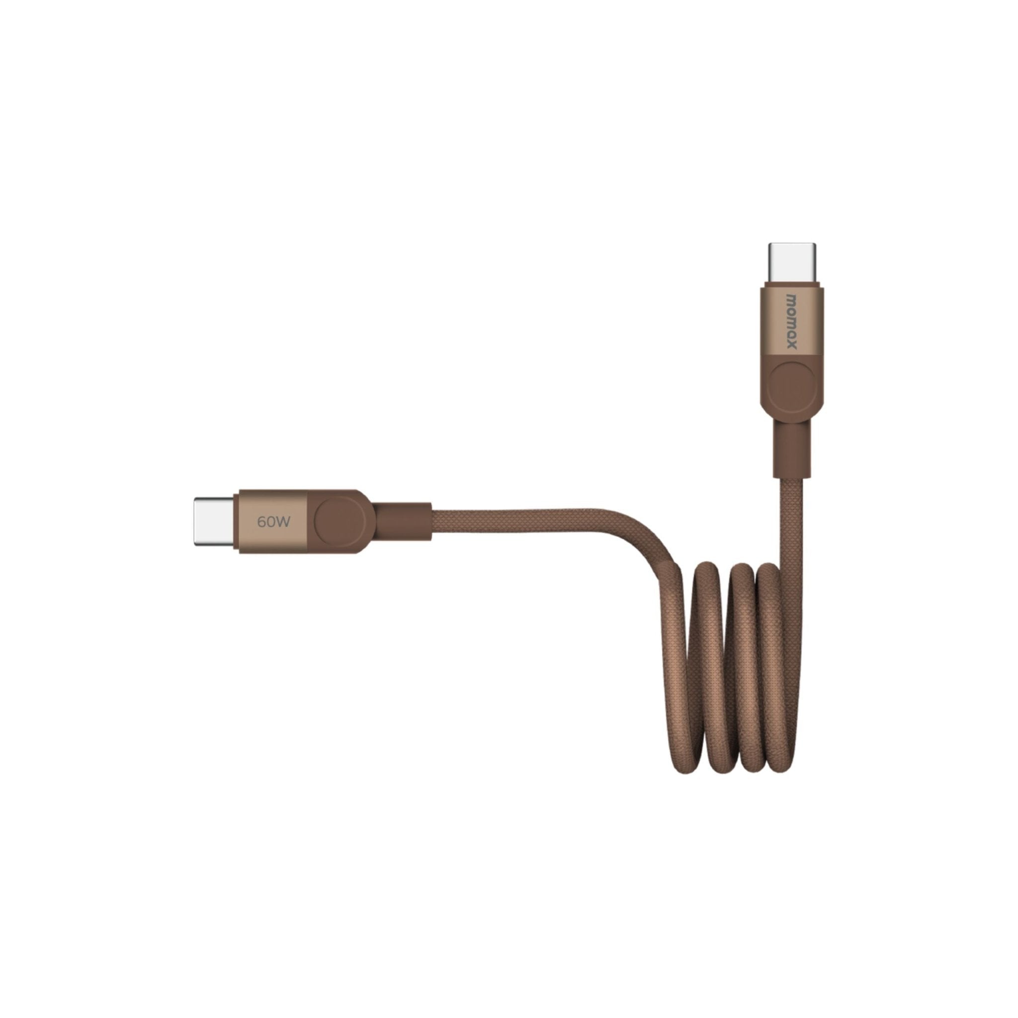 Momax Mag Link 60W USB-C TO USB-C Magnetic Cable 1M - Gold