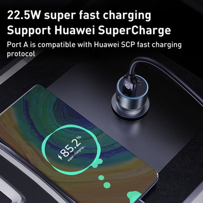 Momax Move 67W Dual Port Car Charger - Gray