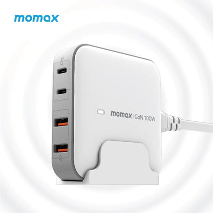 Momax Oneplug 100w 4 Port Gan Desktop Charger