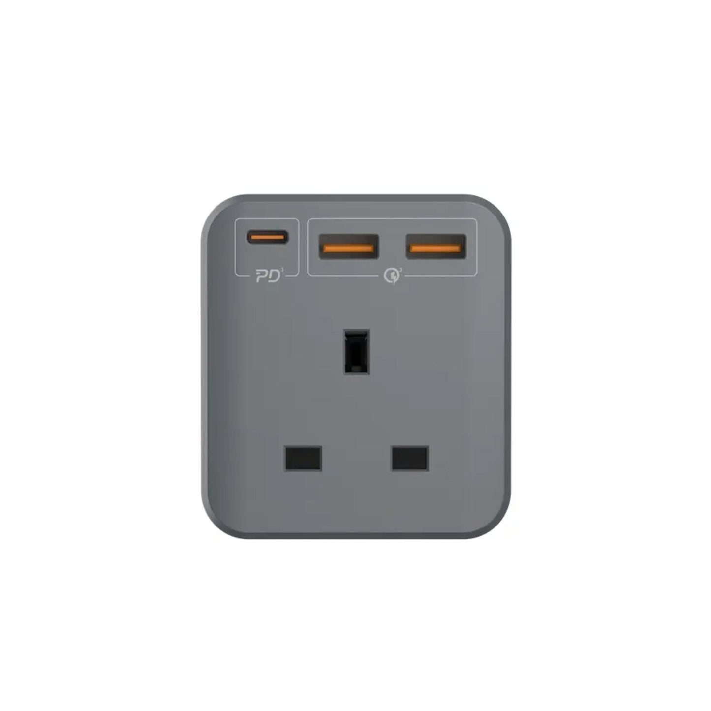 Momax Oneplug 3-Outlet Cube Extension Socket with USB