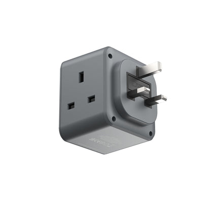 Momax Oneplug 3-Outlet Cube Extension Socket with USB