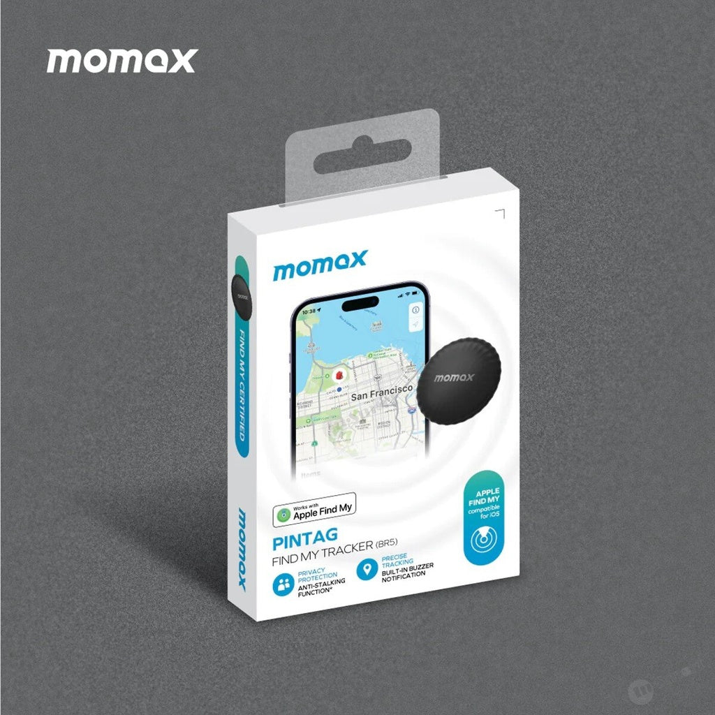 Momax Pintag Find My Tracker BR5D For iOS With Case