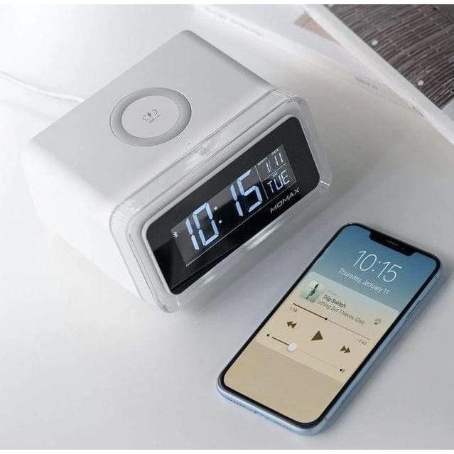 Momax Q.Clock 2 Digital Clock With Wireless Charger