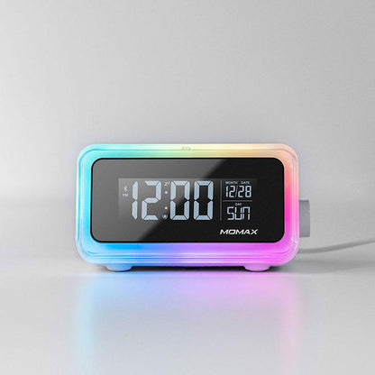 Momax Q.Clock 2 Digital Clock With Wireless Charger