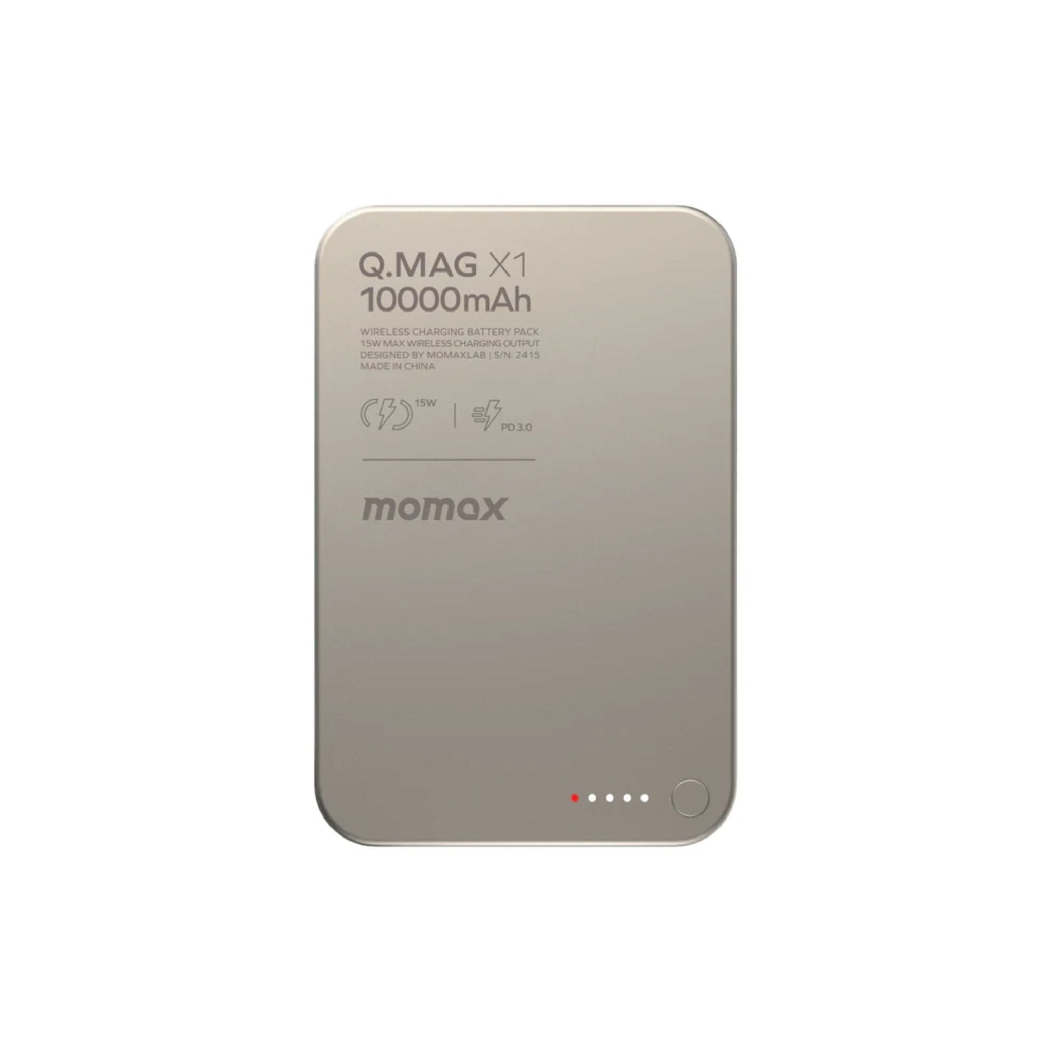 Momax Q.MAG X1 Ultra Slim 10000mAh 15W Magsafe Wireless Power Bank