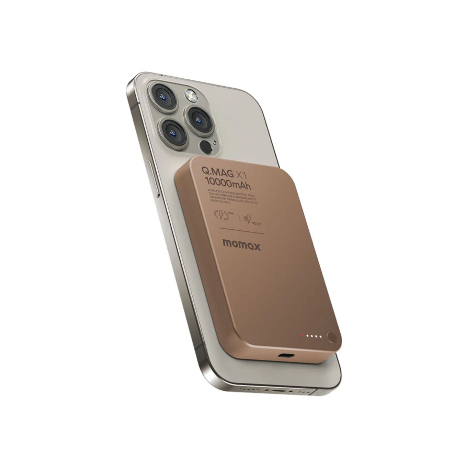 Momax Q.MAG X1 Ultra Slim 10000mAh 15W Magsafe Wireless Power Bank