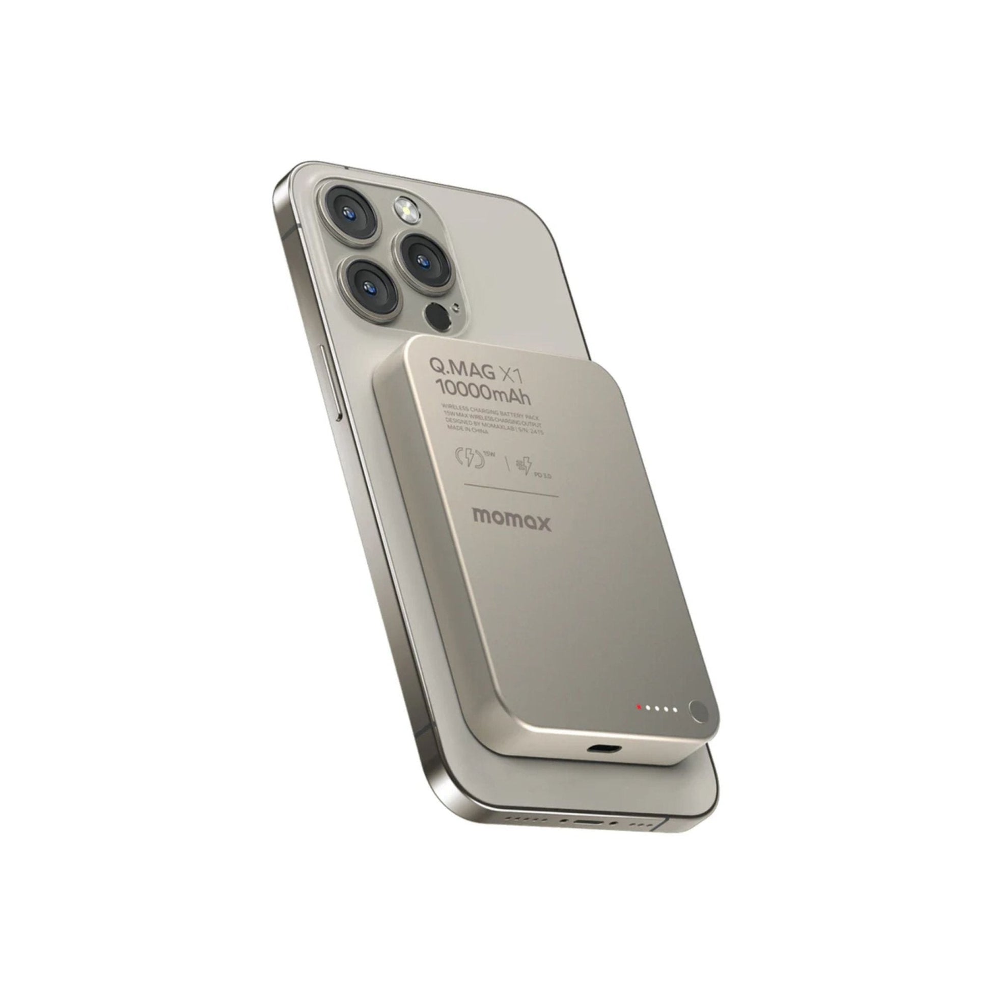 Momax Q.MAG X1 Ultra Slim 10000mAh 15W Magsafe Wireless Power Bank