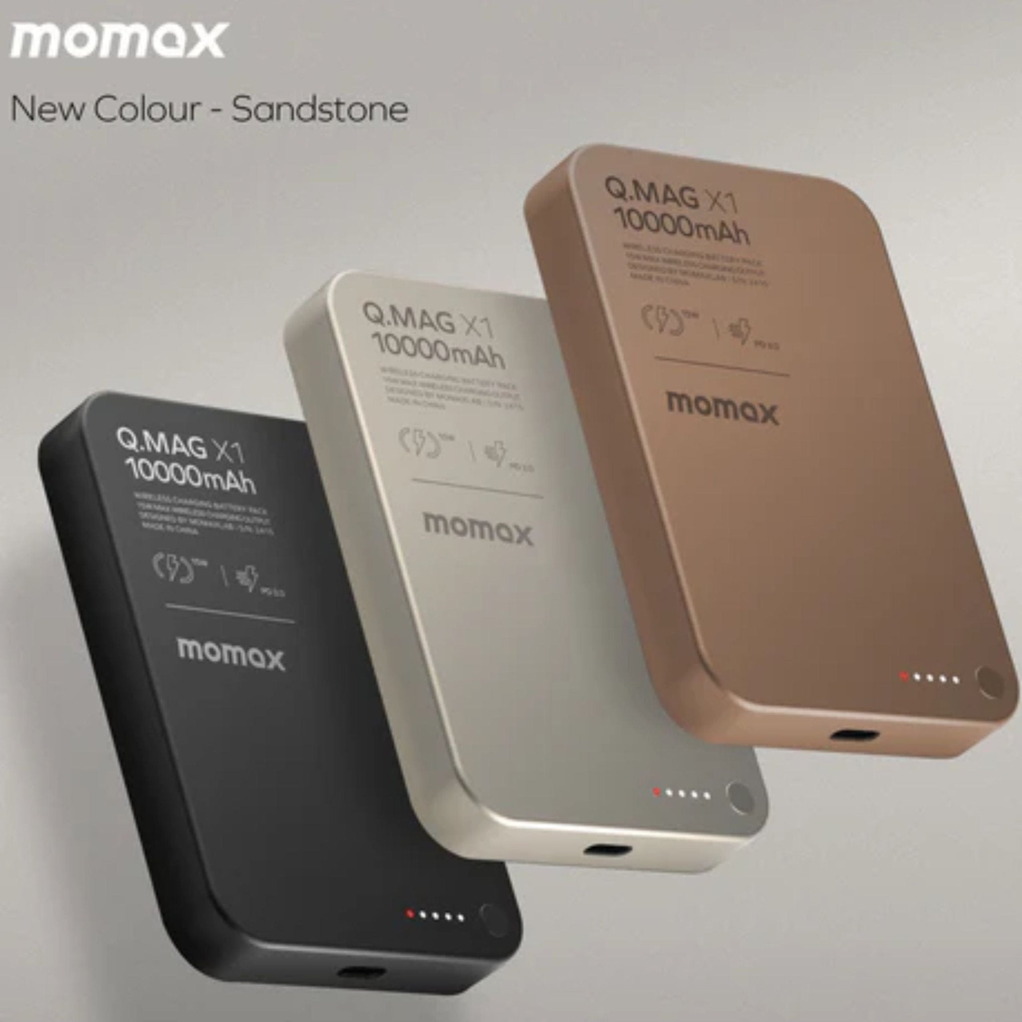 Momax Q.MAG X1 Ultra Slim 10000mAh 15W Magsafe Wireless Power Bank