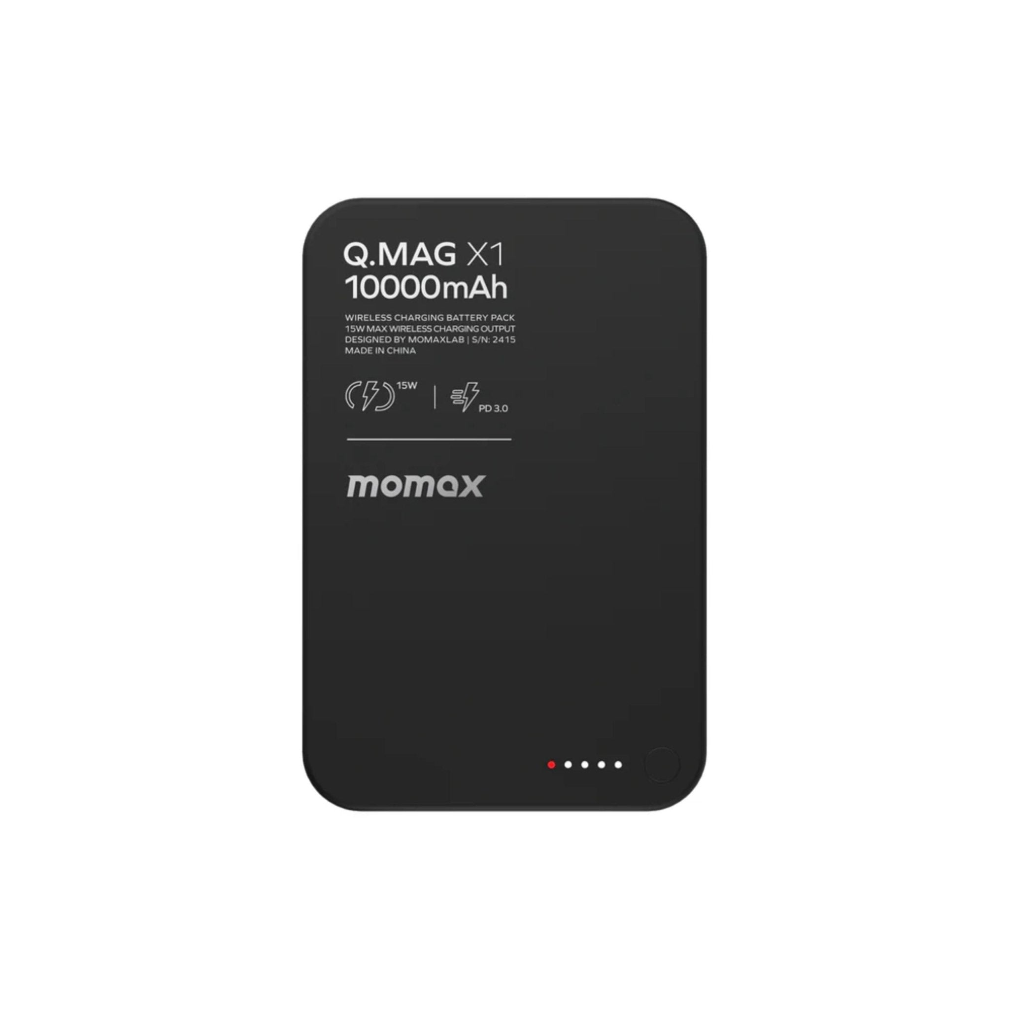 Momax Q.MAG X1 Ultra Slim 10000mAh 15W Magsafe Wireless Power Bank