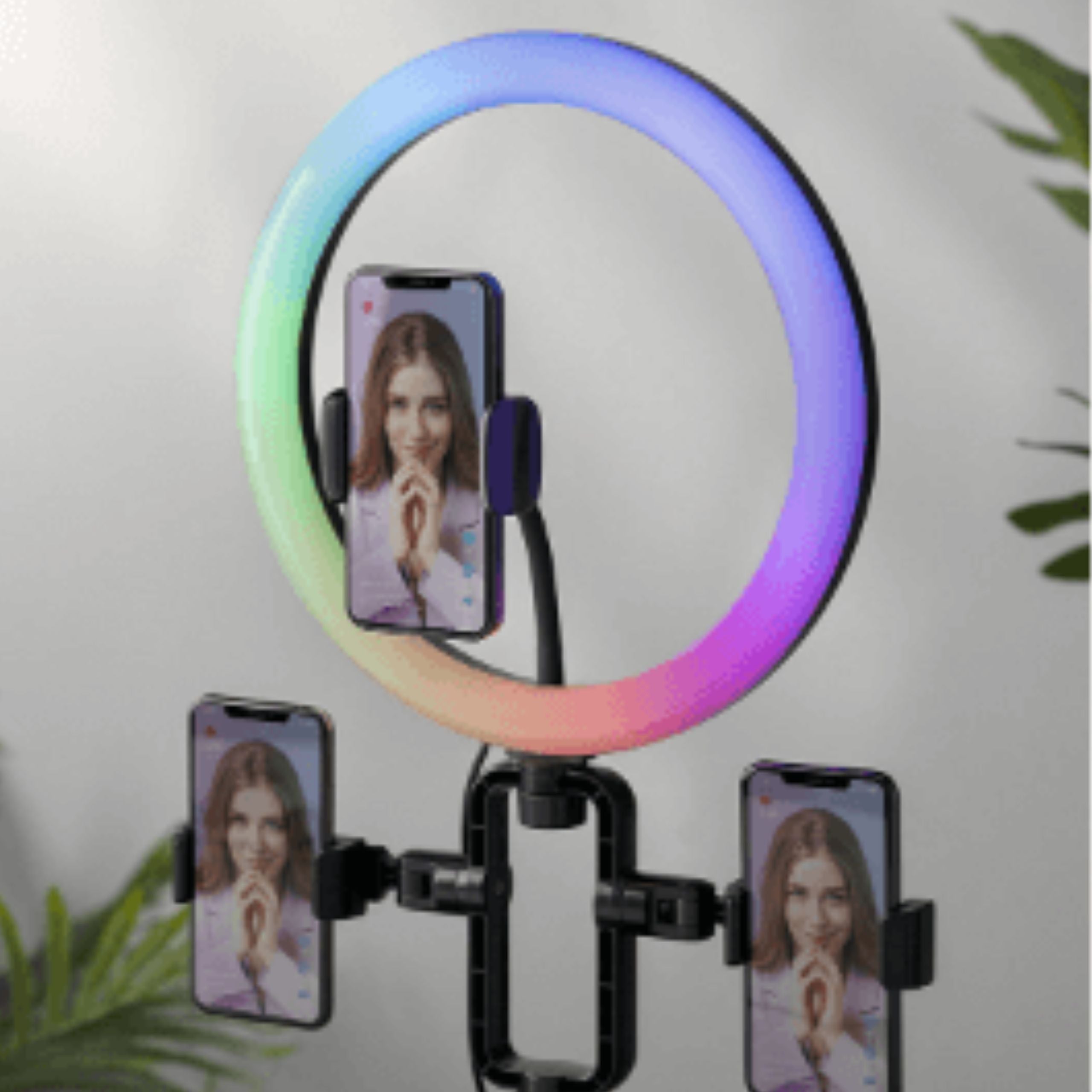 Momax V.log Livestream Ring Light 12 - RGB + Stand