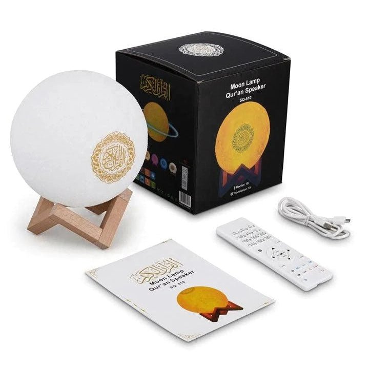 Moon Lamp Quran Speakers SQ-510 - White
