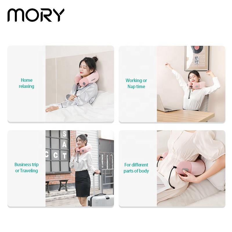 Mory Automatic Inflatable Heating Neck Massage Pillow