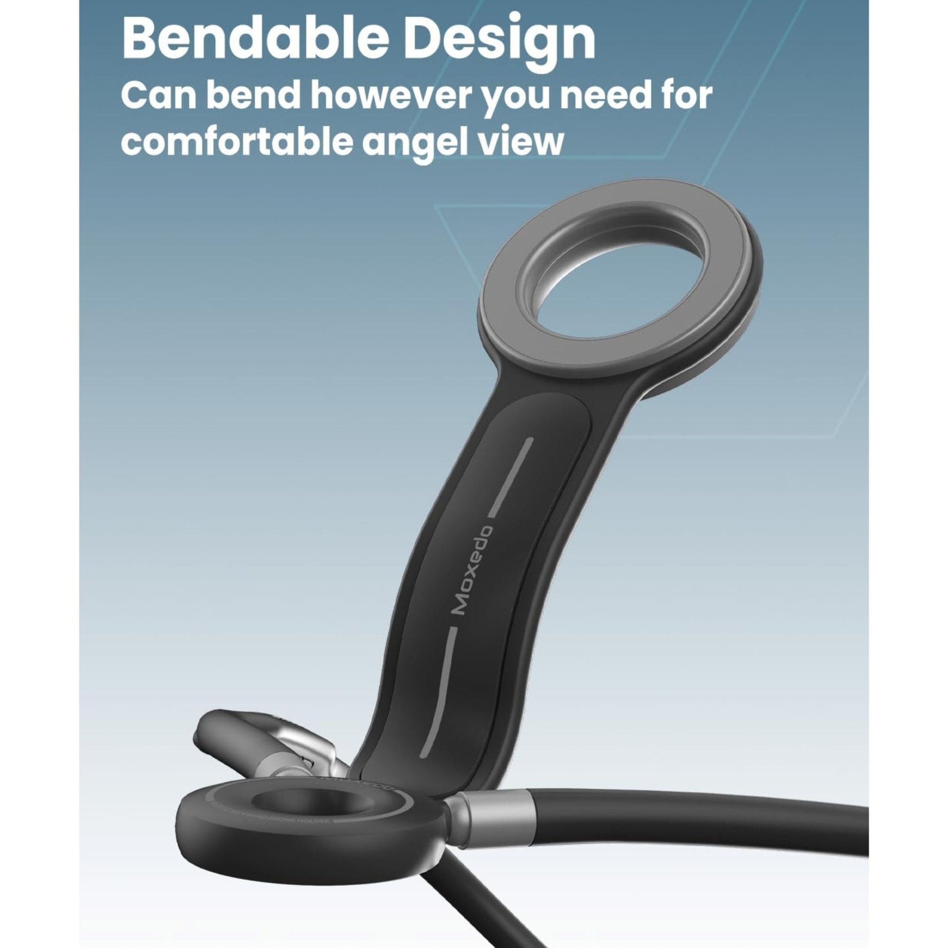 Moxedo Magnetic Neck Band Phone Holder - Black