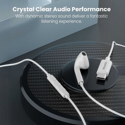 Moxedo Mono Stereo Earphones Built-in Microphone Type-C Connector
