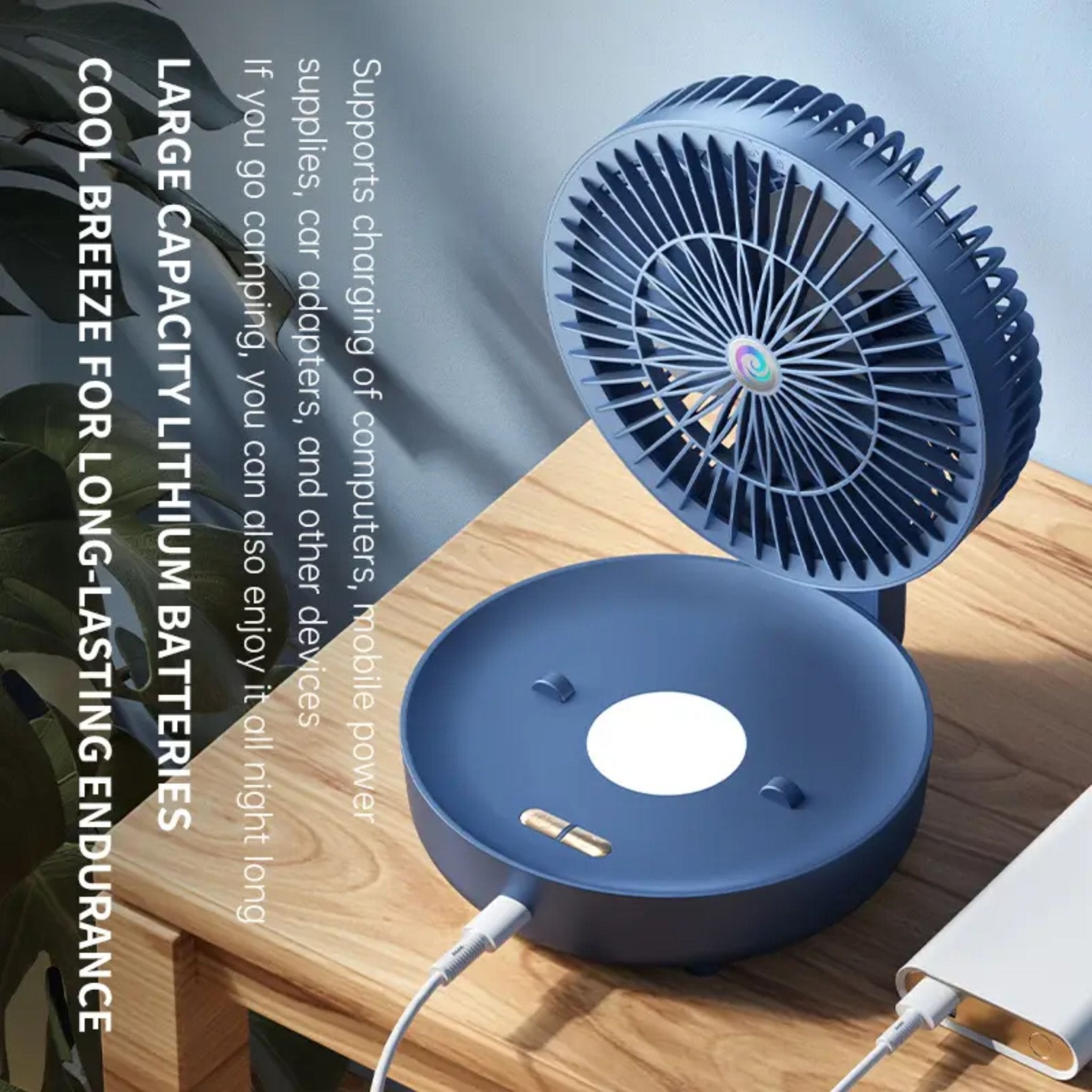 Multifunctional Circulating Fan F911 - Blue