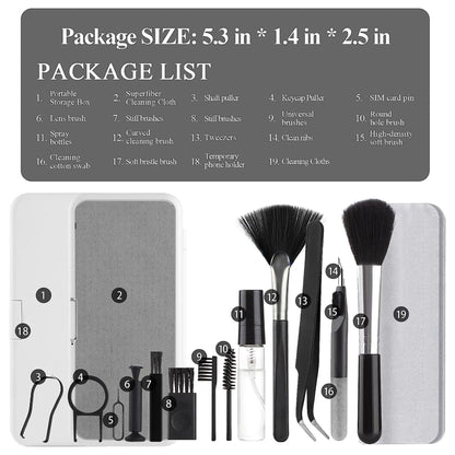 Multifunctional Cleaning Brush 18-in-1 Keyboard Cleaning Kit