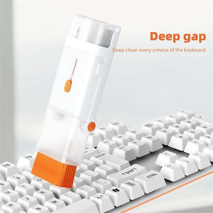 Multifunctional Cleaning Brush 2 | 8-in-1 Keyboard Cleaning Kit - Orange
