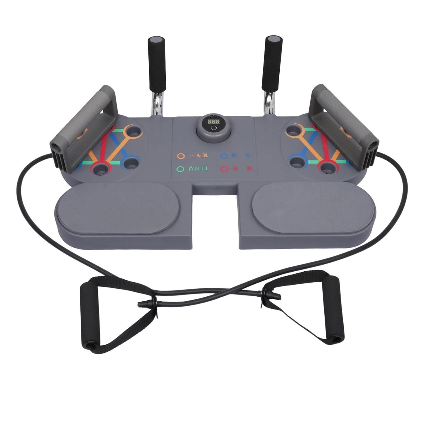 Multifunctional Push-up Training Plate - Grey